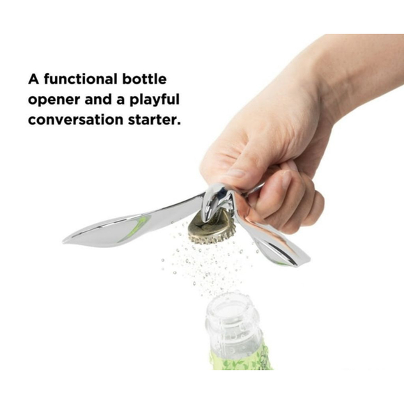 Gravity Balanced Bird Sculpture Bottle Opener - Picture 8 of 13